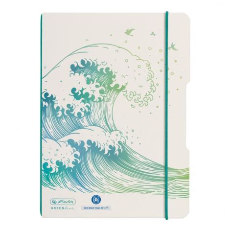 Sešit Herlitz my.book Flex Greenline Ginko A5 40 listů tečkovaný PP