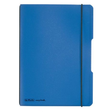 Sešit Herlitz my.book Flex A5 40 listů čtverečkovaný PP modrý