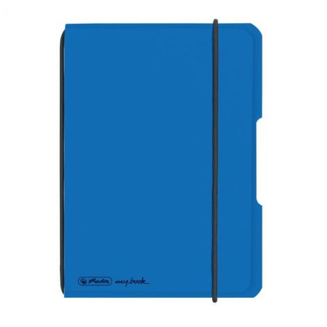 Sešit Herlitz my.book Flex A6 40 listů čtverečkovaný PP modrý