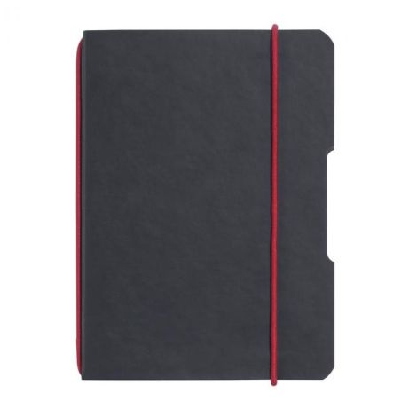Sešit Herlitz my.book Flex A5 40 listů čtverečkovaný černá koženka
