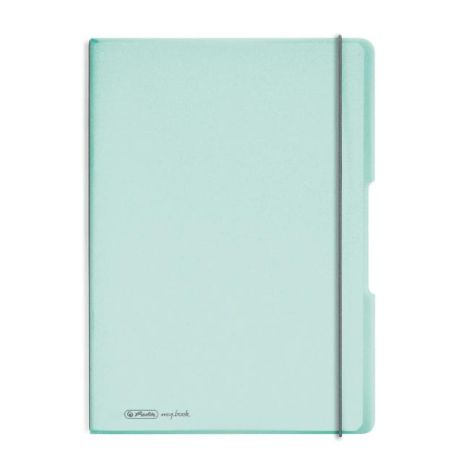 Sešit my.book Flex Mint A4 2x40 listů linkovaný čtverečkovaný PP