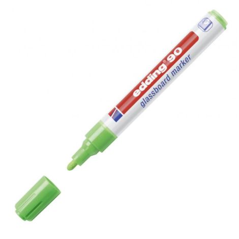 Popisovač na skleněné tabule Edding 90 světle zelený