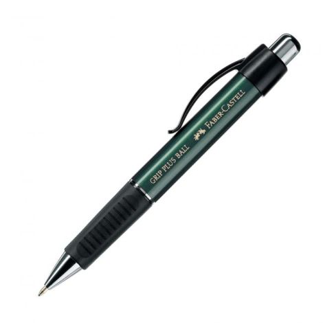 Kuličkové pero Faber Castell Grip Ball Plus zelené