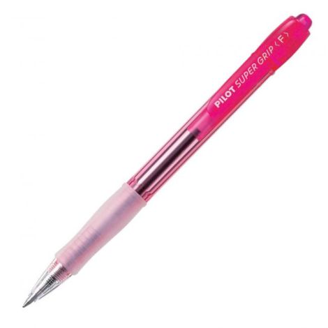 Kuličkové pero PILOT Super Grip Neon červené