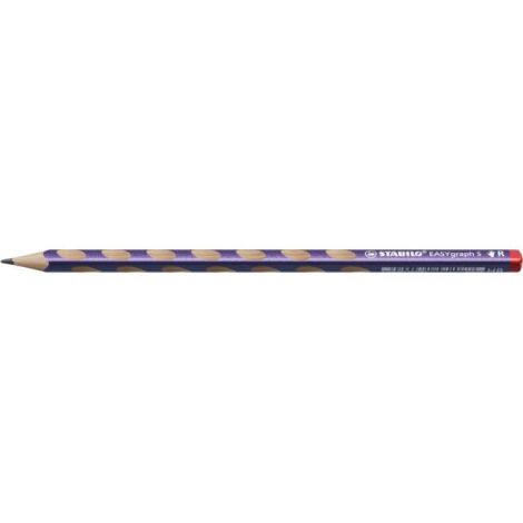 STABILO EASYgraph S metallic Edition R HB metalická fialová 12ks