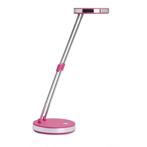 Lampa stolní LED MAUL Puck růžová