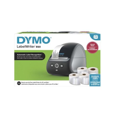 DYMO LabelWriter 550, promo balení včetně štítků