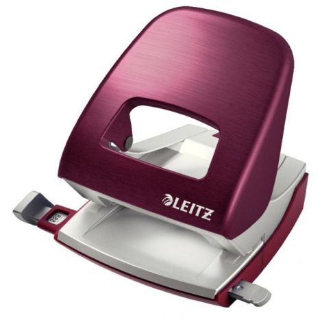 Děrovačka Leitz NeXXt STYLE 5006 granátová červená