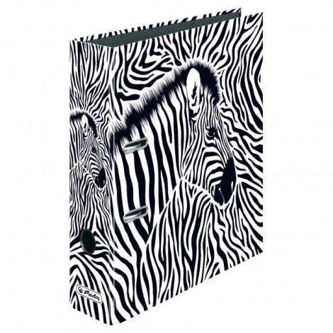 Pákový pořadač Herlitz 8cm Zebra