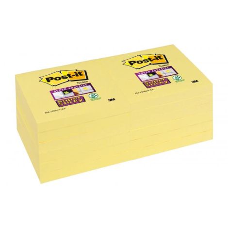 Bločky Post-it Super Sticky 76x76mm žluté