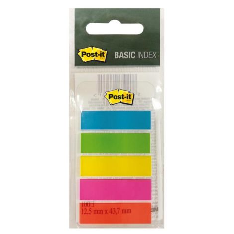 Post-it index 11,9 x 43,2 mm, 5 barev/20 lístků
