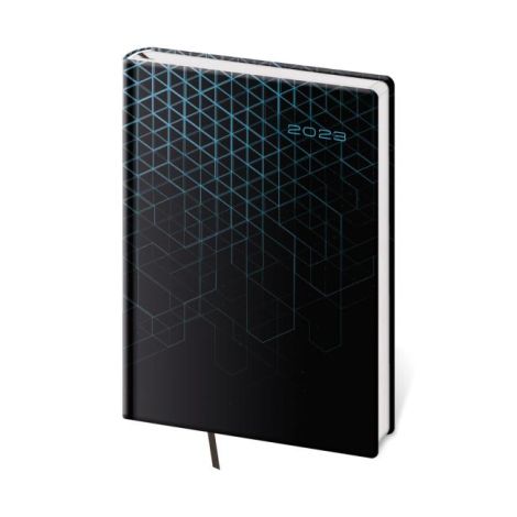 Diář Vario denní A5 14,3x20,5 cm Black Design 2024