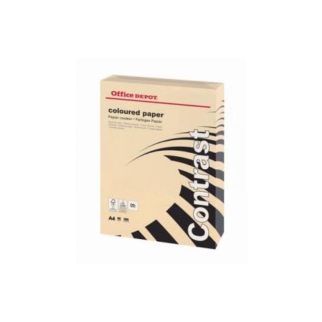 Barevný papír Office Depot A4, pastelová lososová, 80 g/m2