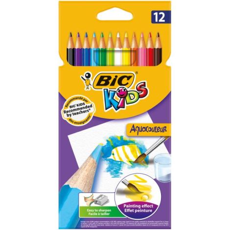 Barvičky BIC Aquacolor 12ks