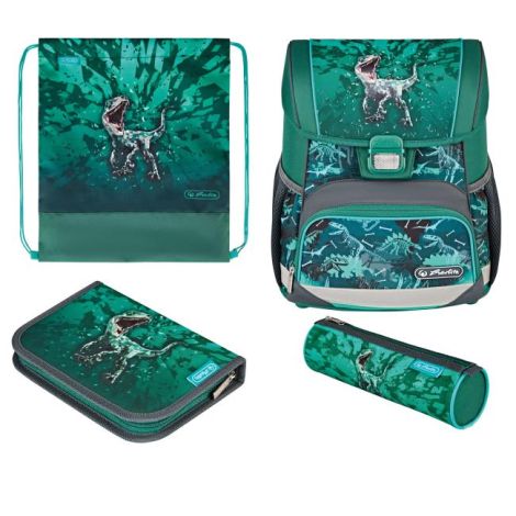 Školní batoh Herlitz Loop T-Rex sada