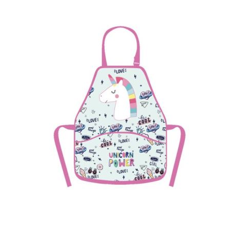 Dětská zástěra Karton PP 15x25x1,5cm Unicorn iconic