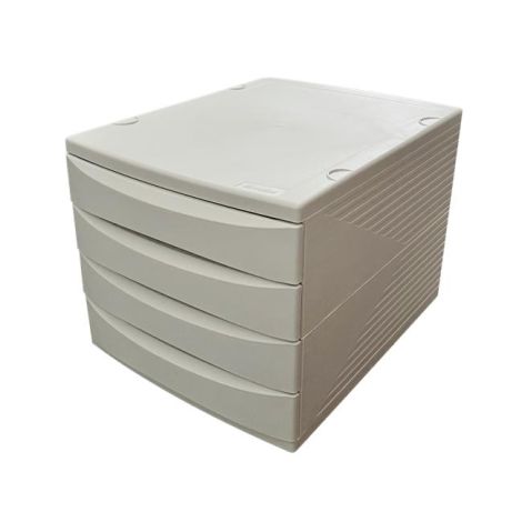Zásuvkový box šedý