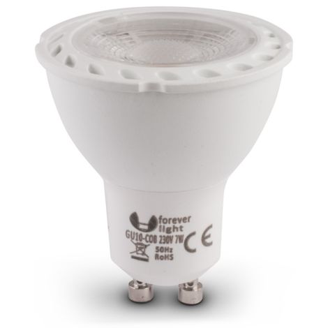 LED žárovka GU10, 7W, 230V, 3000K, bílá teplá