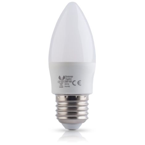 LED žárovka E27, 4W, 230V, 3000K, bílá teplá