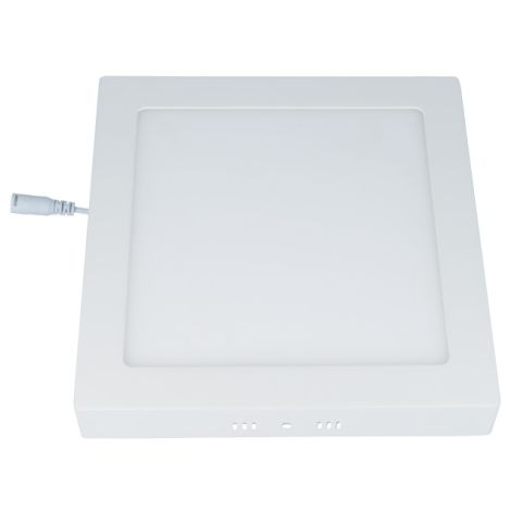 LED stropní svítidlo 18W, 3000K, bílá teplá, čtvercové