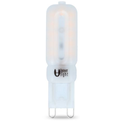 LED žárovka G9, 5W, 230V, bílá studená mléčná