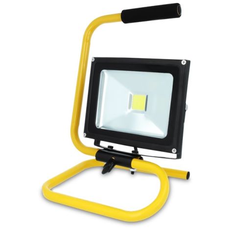 LED reflektor 20W + senzor pohybu, 6000K, bílá studená