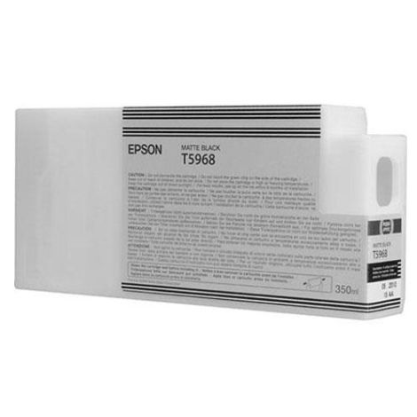 Cartridge Epson T5968, matná černá (matte black), originál