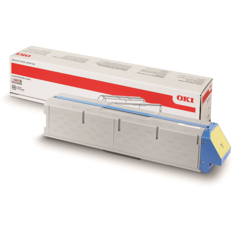 Toner OKI 45536553, Pro9431, Pro9541, žlutá (yellow), originál
