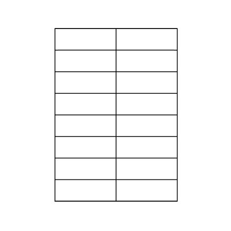 Samolepící etikety 105,0 x 37,0
