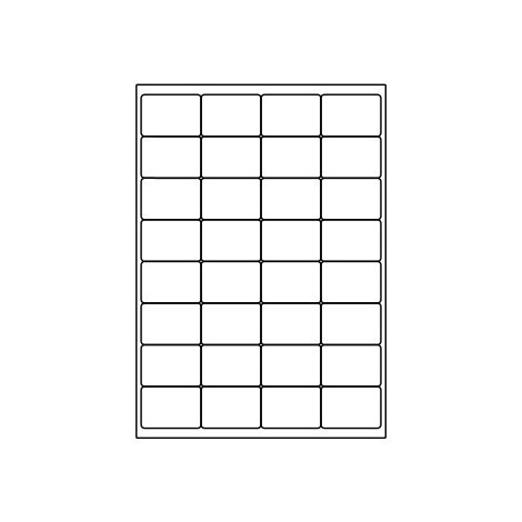 Samolepící etikety 50,0 x 35,0