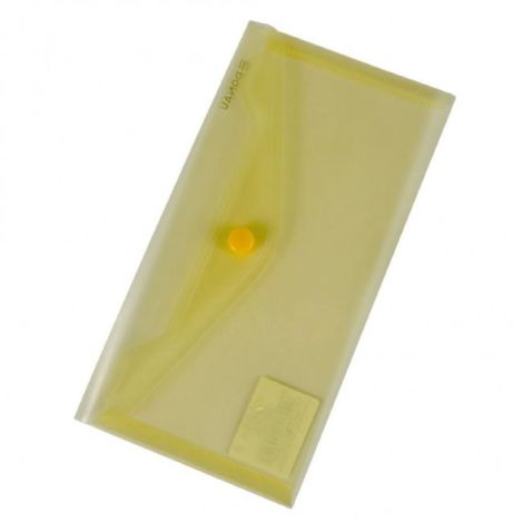 Plastový obal DL s drukem DONAU žlutý