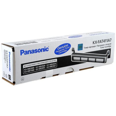 Toner Panasonic KX-FAT411, černá (black), originál