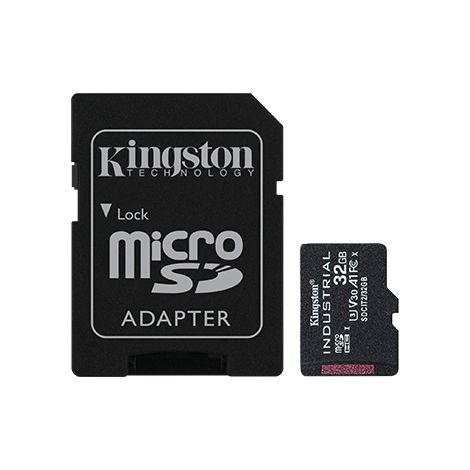 Kingston Industrial/micro SDHC/32GB/100MBps/UHS-I U3 / Class 10/+ Adaptér SDCIT2/32GB