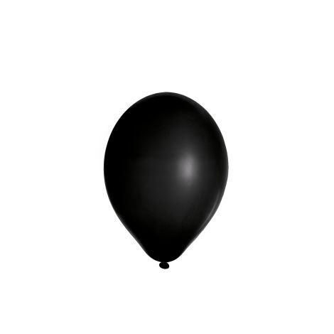 Nafukovací balónek černý Ø25cm `M` [10 ks]