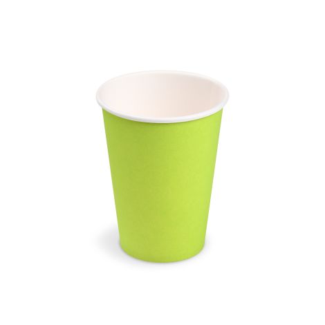 Papírový pohár (FSC Mix/PE) zelený Ø74mm 240ml [10 ks]