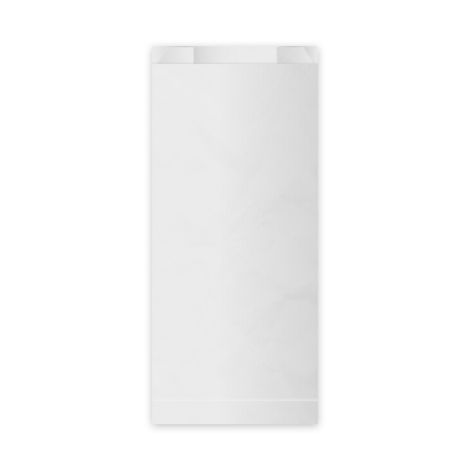 Papírová kapsa (FSC Mix) s bočním skladem bílá 14+7 x 32 cm `2kg` [100 ks]