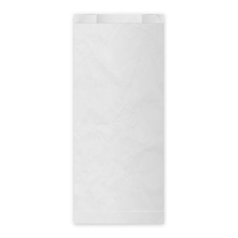 Papírová kapsa (FSC Mix) s bočním skladem bílá 15+7 x 35 cm `2,5kg` [100 ks]