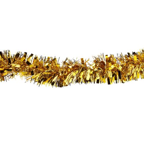 Dekorační girlanda (PET) zlatá Ø11cm x 2m [1 ks]