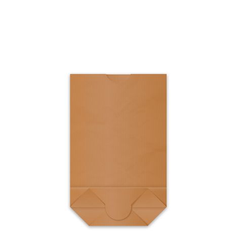 Papírový sáček s 112mm křížovým dnem kraft 28 x 45 cm `5kg` [500 ks]