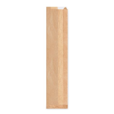 Papírový sáček (PAP/PP) s okénkem 12+5 x 59 cm `Baguette` [1000 ks]