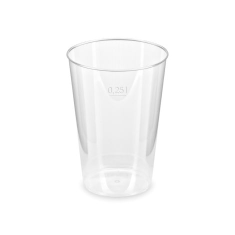 Pohár krystal (PS) Ø76mm 0,25L [50 ks]