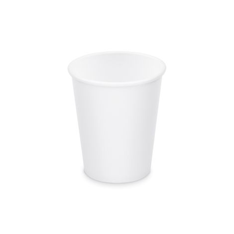 Papírový pohár (FSC Mix/PE) bílý Ø80mm 280ml `M: 0,2L/8oz` [50 ks]