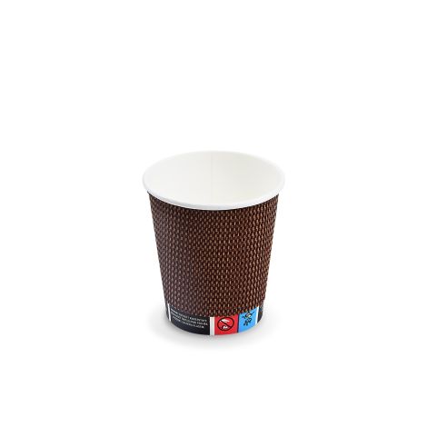 Papírový pohár (PAP/PE) PREMIUM Ø80mm 280ml `0,2L/8oz/M` [25 ks]