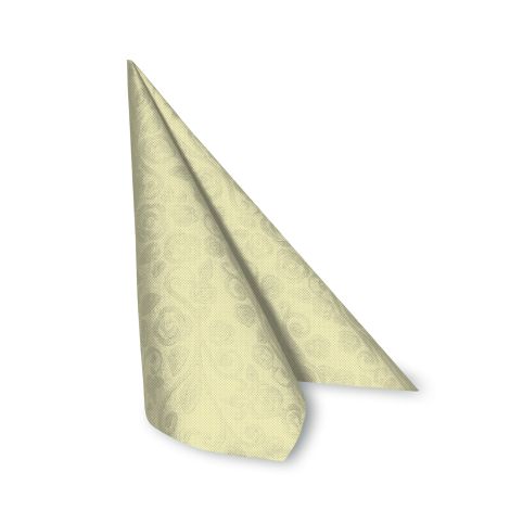 Ubrousek (PAP-Airlaid) PREMIUM Dekor-R béžový 40 x 40 cm [50 ks]