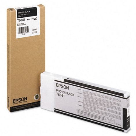 Cartridge Epson T6061, foto černá (photo black), originál