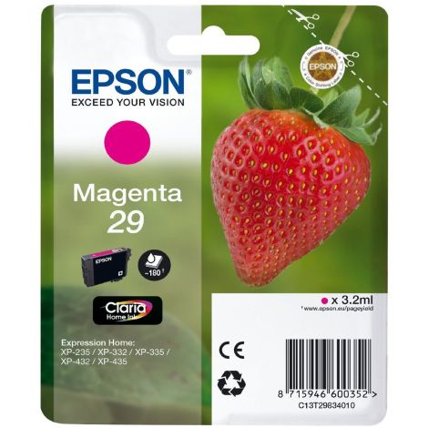 Cartridge Epson T2983 (29), purpurová (magenta), originál