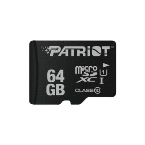 Patriot/micro SDHC/64GB/80MBps/UHS-I U1 / Class 10 PSF64GMDC10