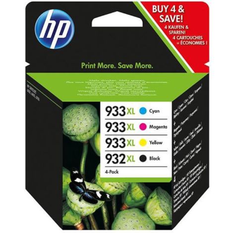 Cartridge HP 932 XL + 933 XL (C2P42AE), CMYK, čtyřbalení, multipack, originál