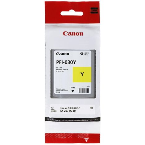 Cartridge Canon PFI-030Y, 3492C001, žlutá (yellow), originál