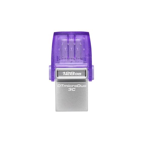 Kingston DataTraveler MicroDuo 3C/128GB/200MBps/USB 3.2/USB-A + USB-C/Fialová DTDUO3CG3/128GB